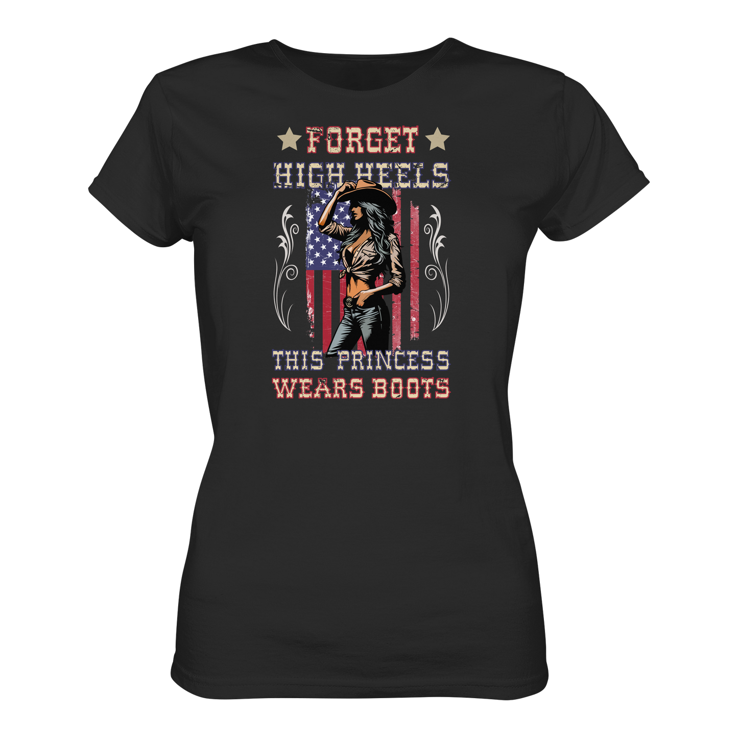 Forget High Heels This Princess Wears Boots Western Ladies Shirt