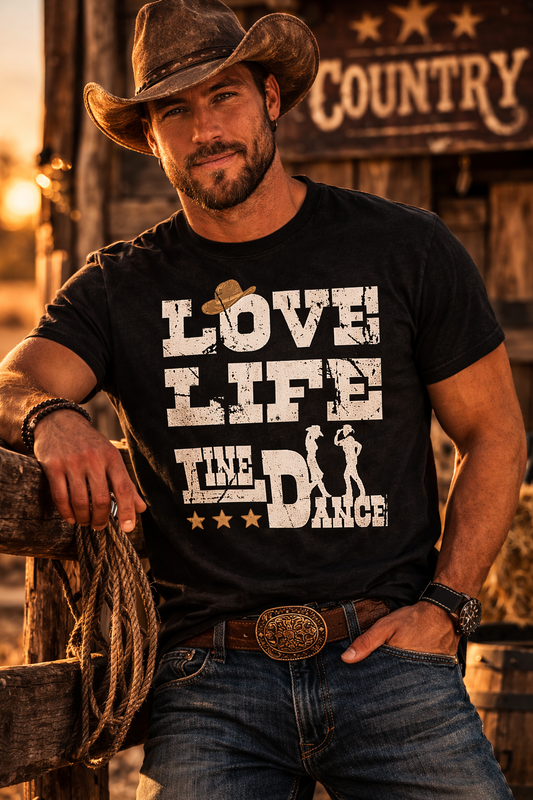Love Life Line Dance Unisex Shirt