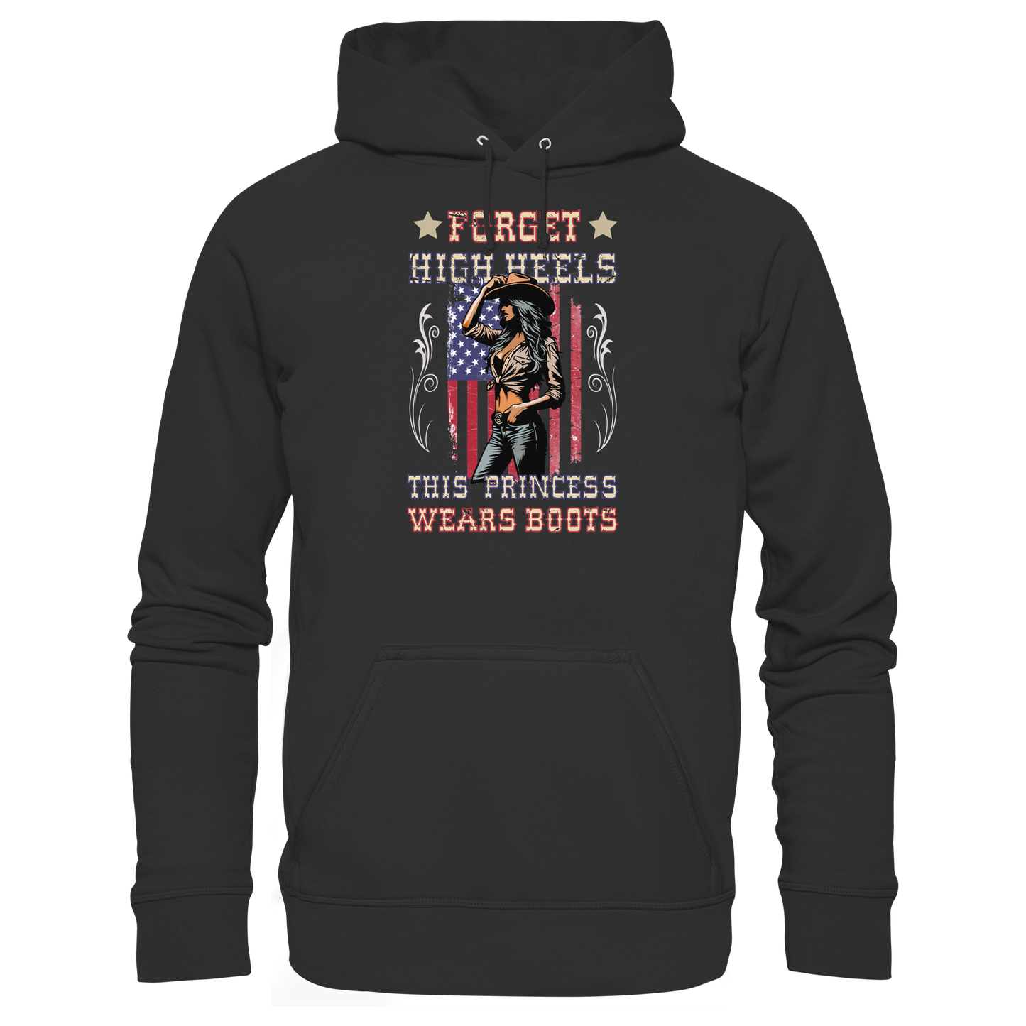 Forget High Heels This Princess Wears Boots Western Hoodie
