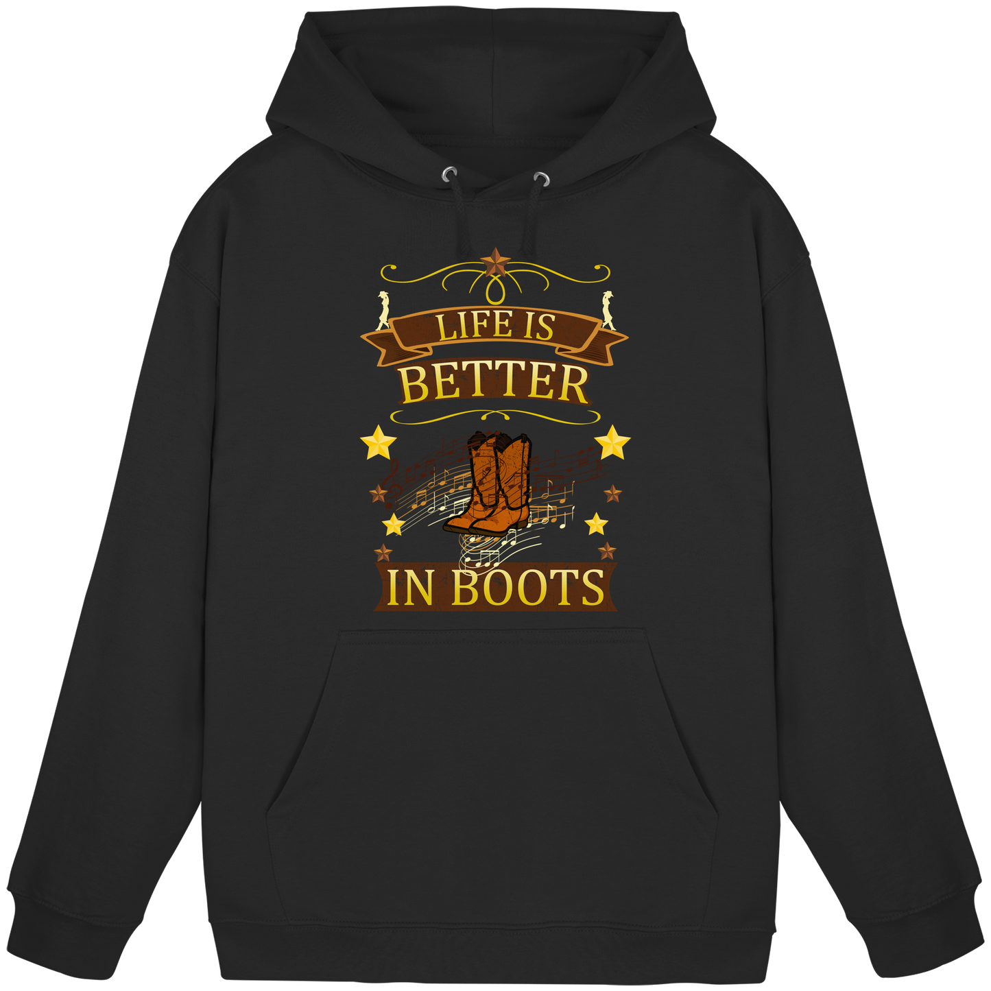 Life Is Better In Boots – Western & Linedance Unisex Hoodie