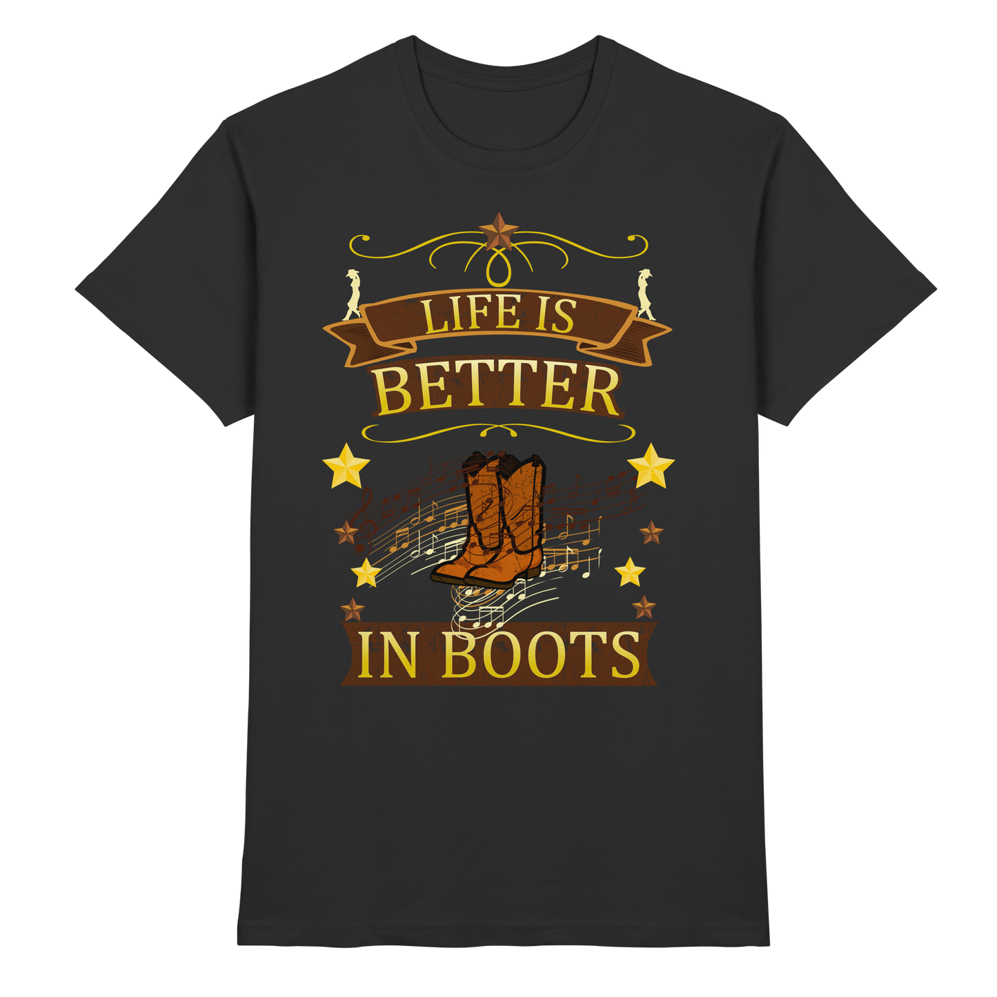 Life Is Better In Boots – Western & Linedance Unisex Shirt