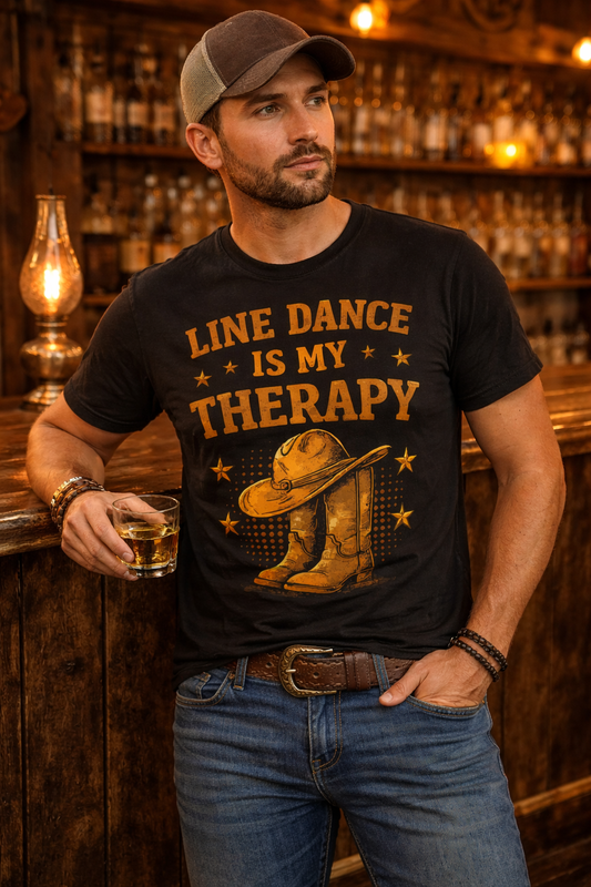 Line Dance Is My Therapy Unisex Shirt